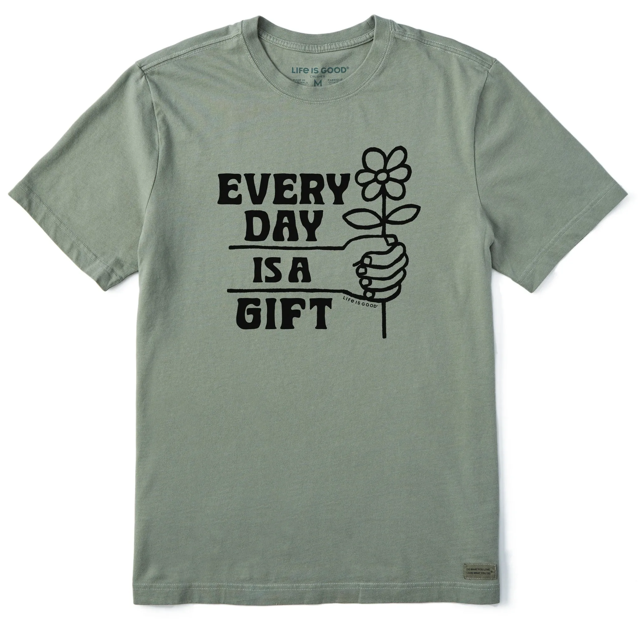 Men's Every Day is a Gift Daisy Short Sleeve Crusher Tee Life is Good