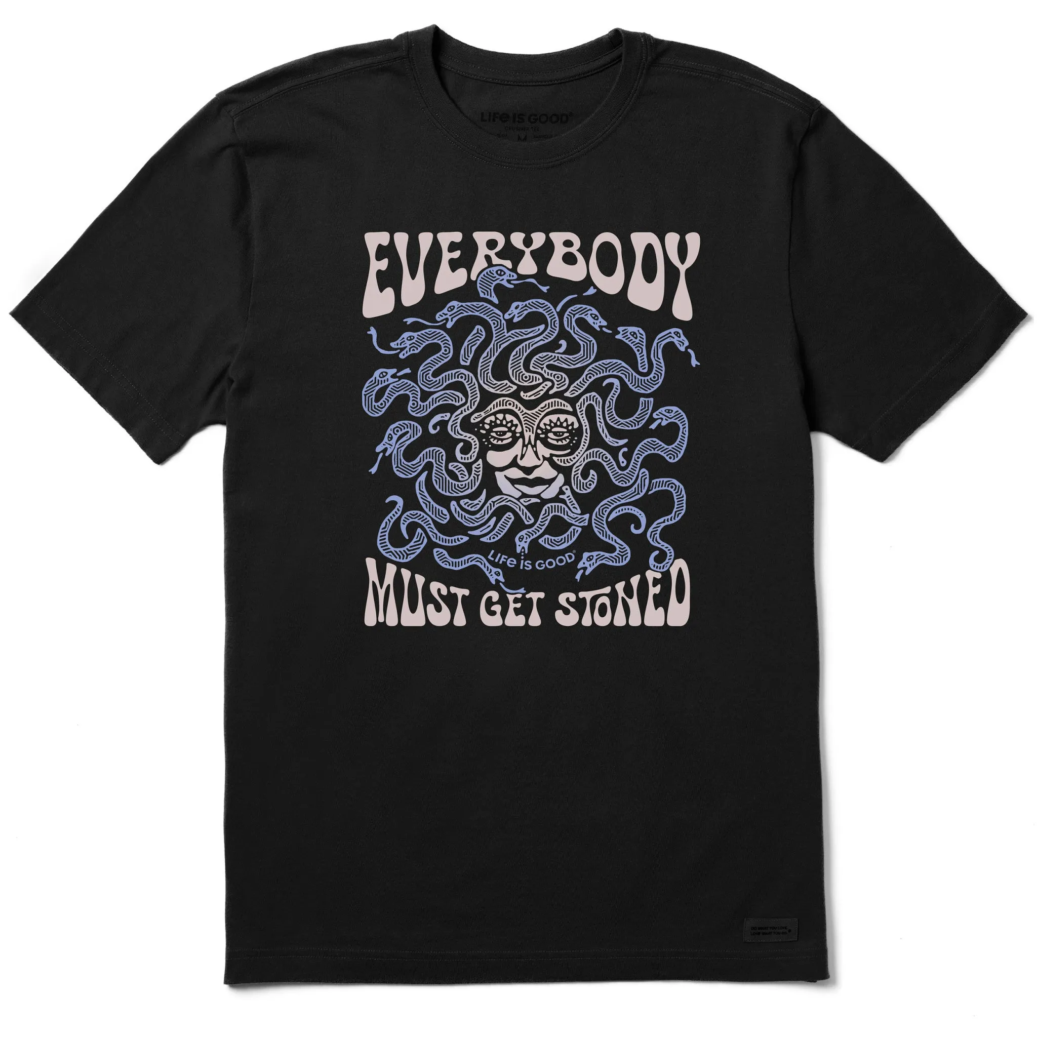 Men's Everybody Must Get Stoned Short Sleeve Crusher Tee Life is Good
