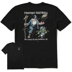 Men's Fantasy Football Short Sleeve Crusher Tee Life is Good
