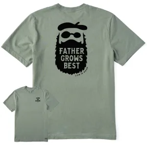 Men's Father Grows Best Short Sleeve Crusher-LITE Tee Life is Good