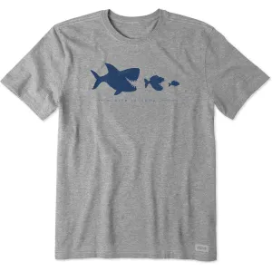 Men's Fish Dinner Short Sleeve Tee Life is Good
