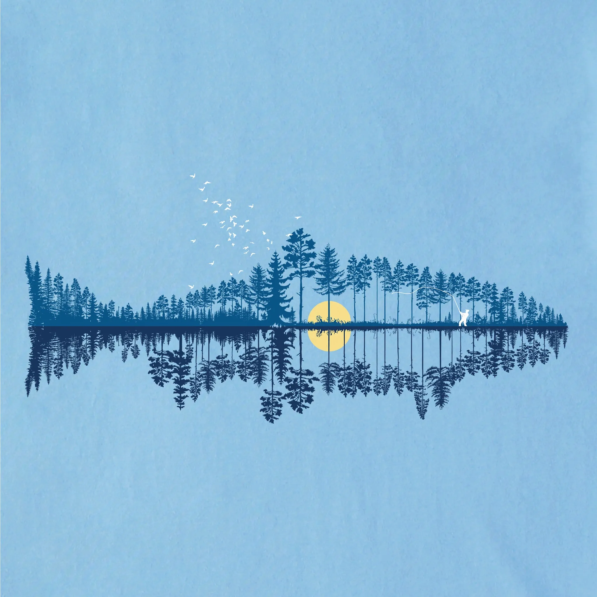 Men's Fishscape Short Sleeve Tee Life is Good