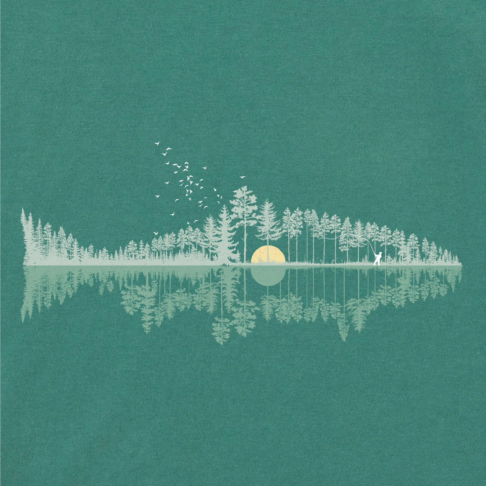 Men's Fishscape Short Sleeve Tee Life is Good