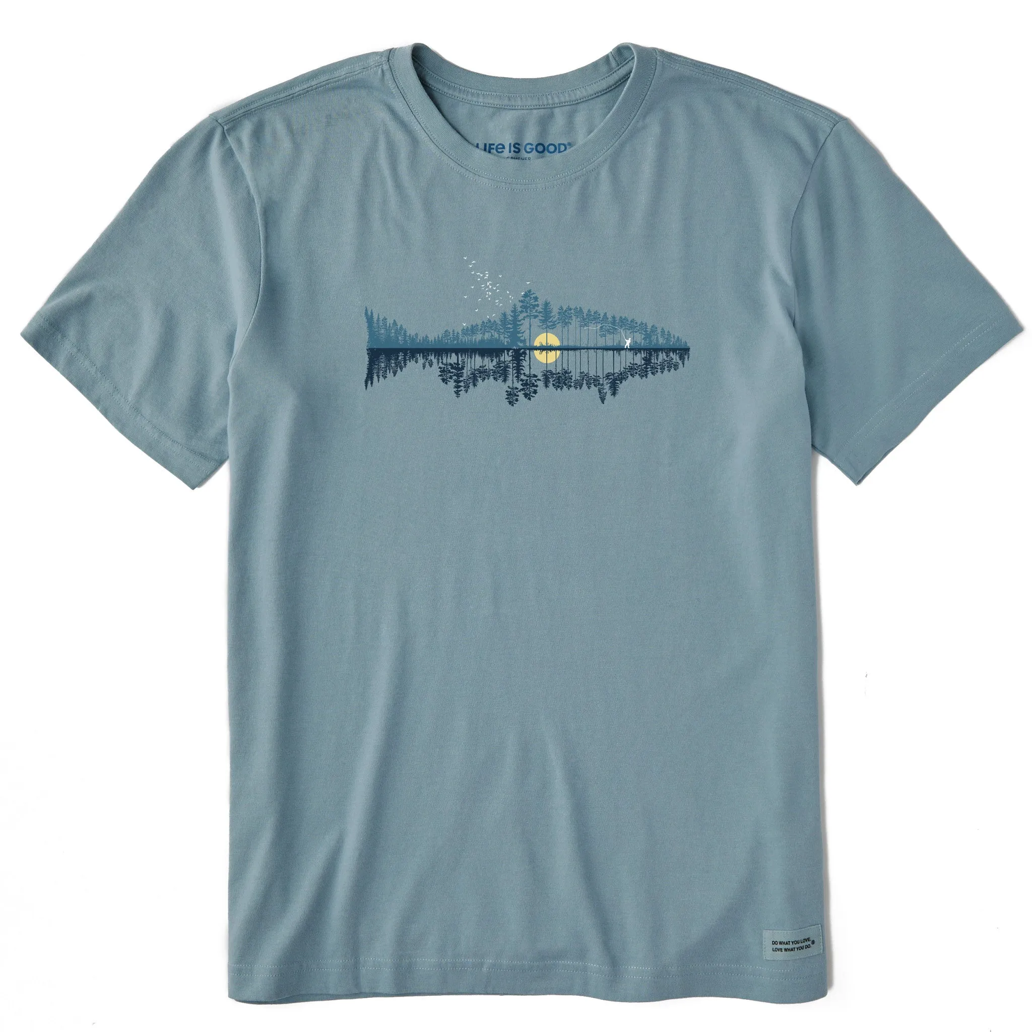 Men's Fishscape Short Sleeve Tee Life is Good