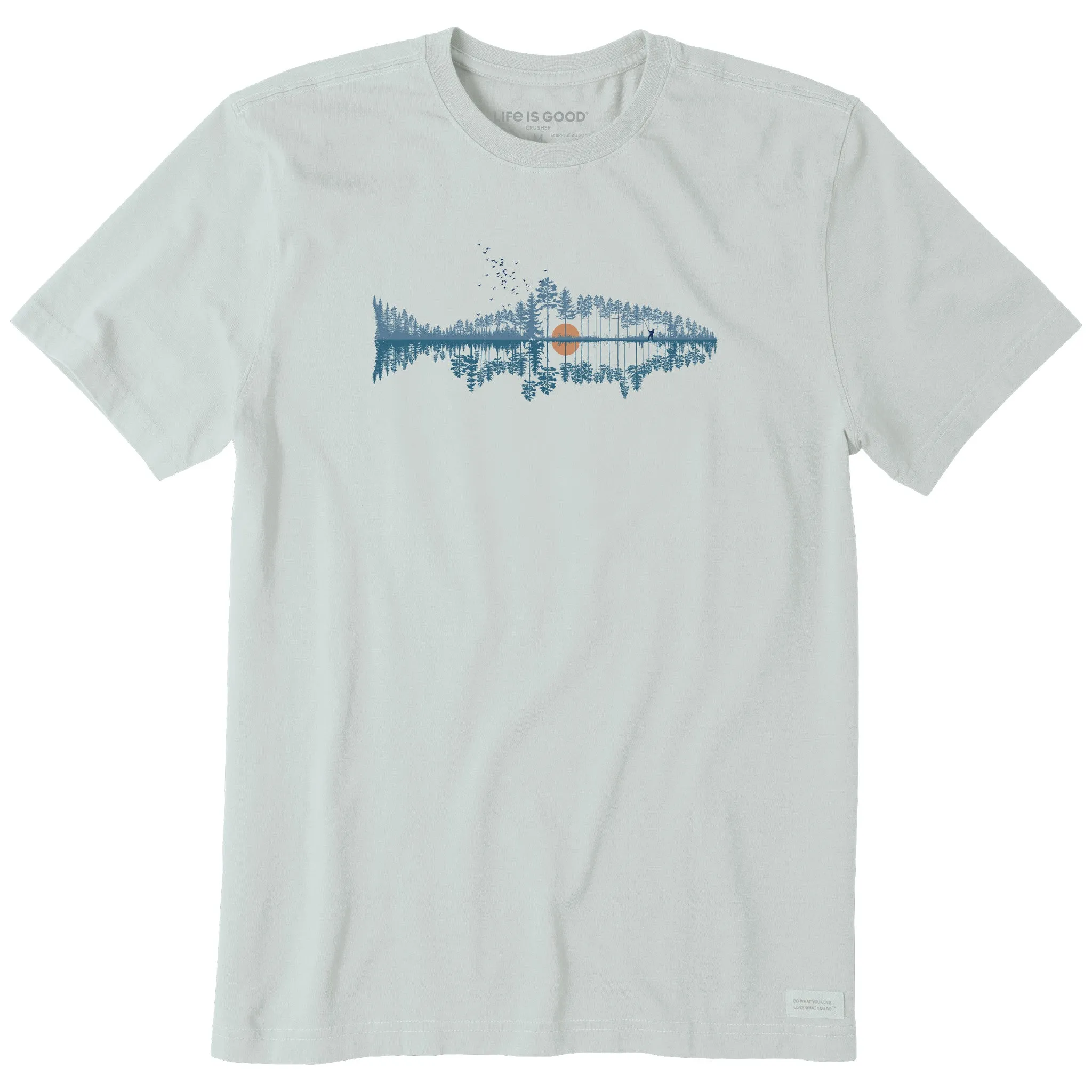 Men's Fishscape Short Sleeve Tee Life is Good