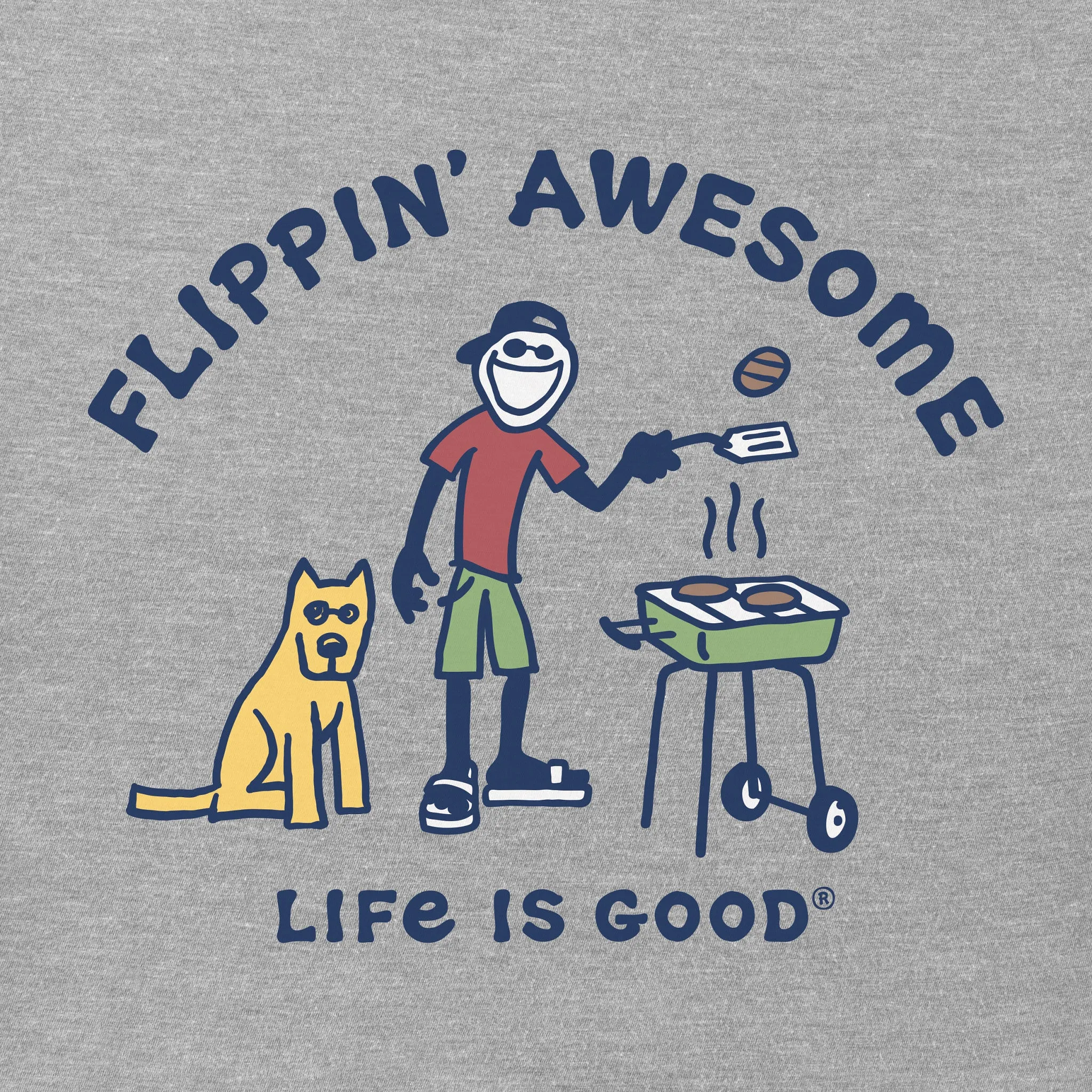 Men's Flippin' Awesome Short Sleeve Tee Life is Good