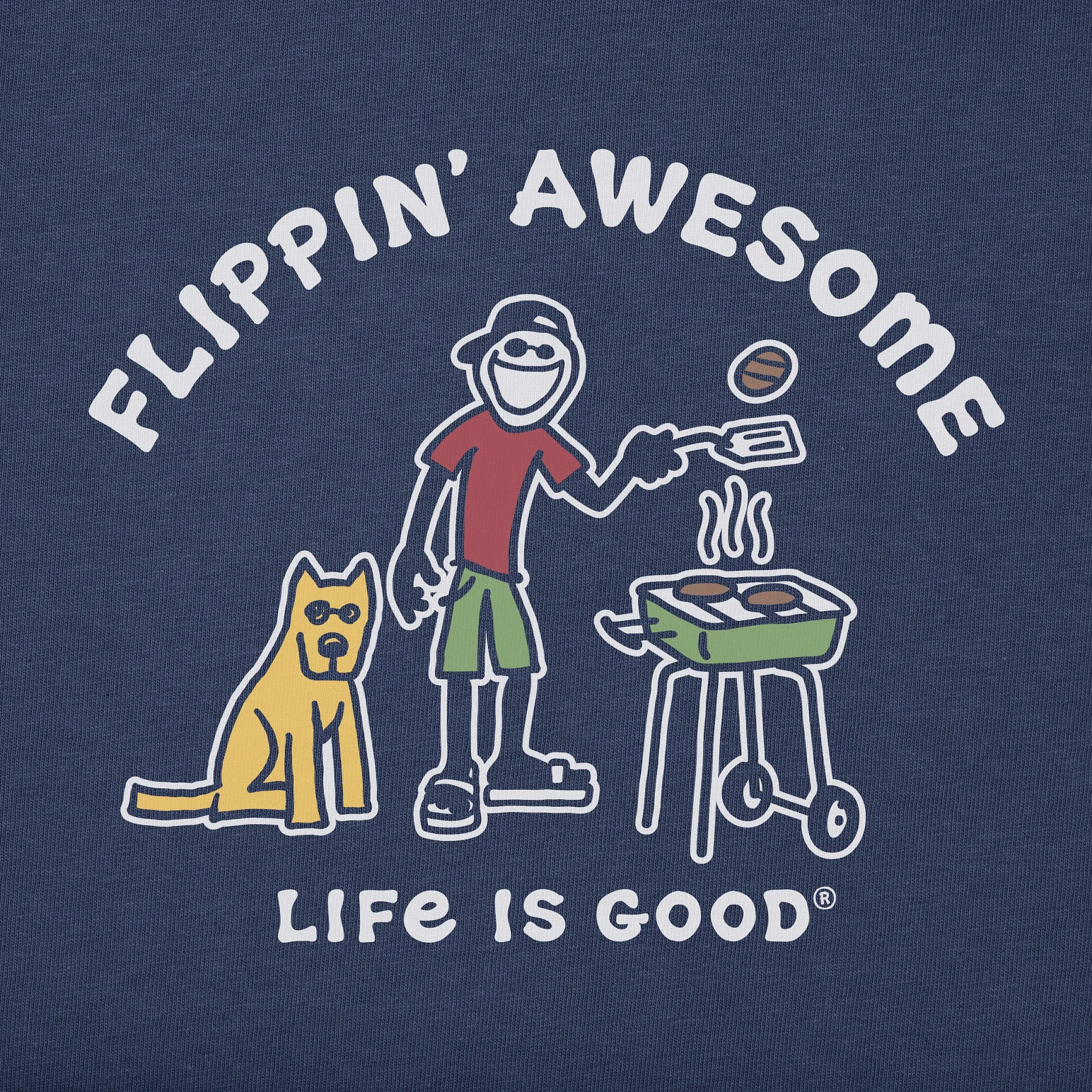 Men's Flippin' Awesome Short Sleeve Tee Life is Good
