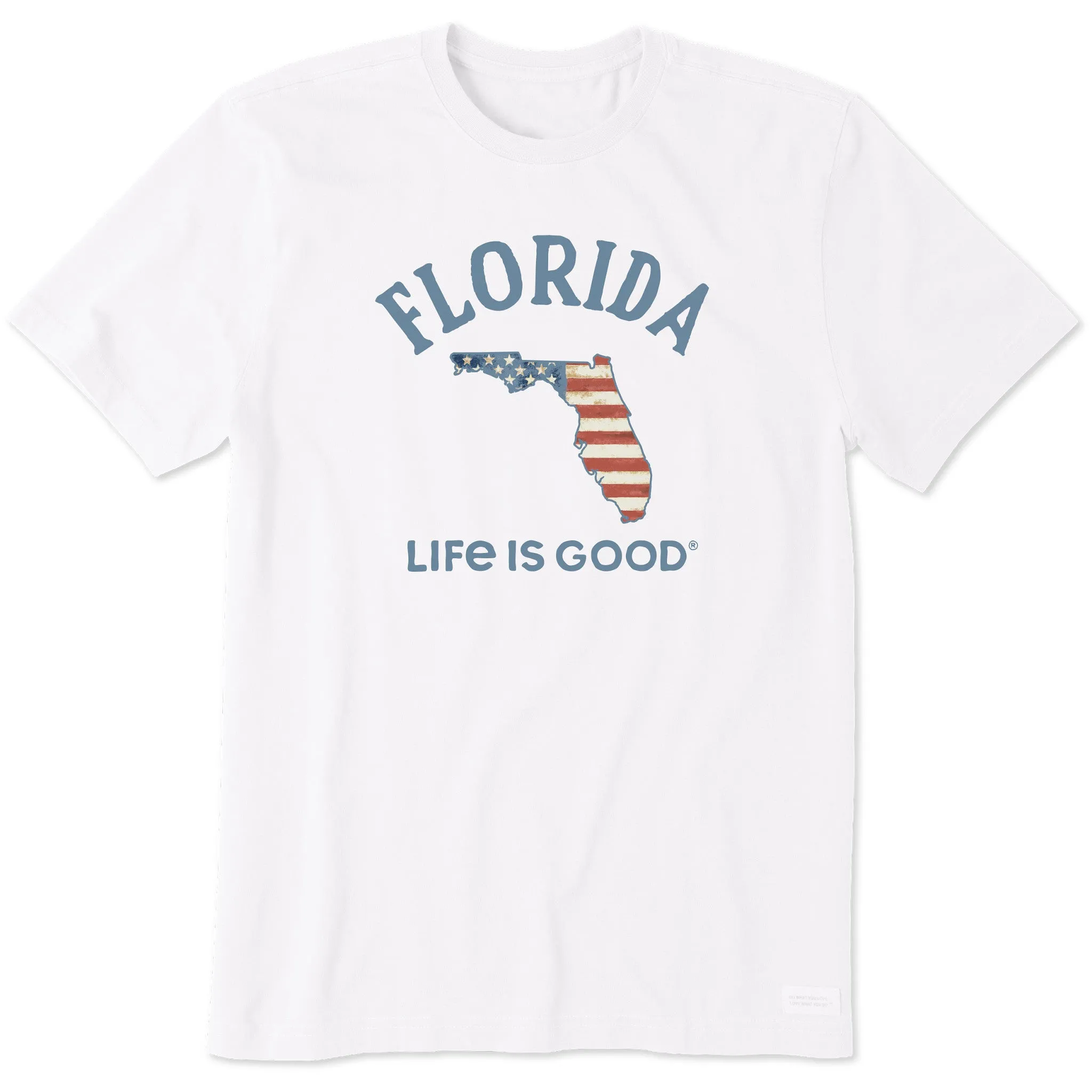 Men's Florida Arched Flag Short Sleeve Crusher Tee Life is Good
