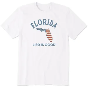 Men's Florida Arched Flag Short Sleeve Crusher Tee Life is Good