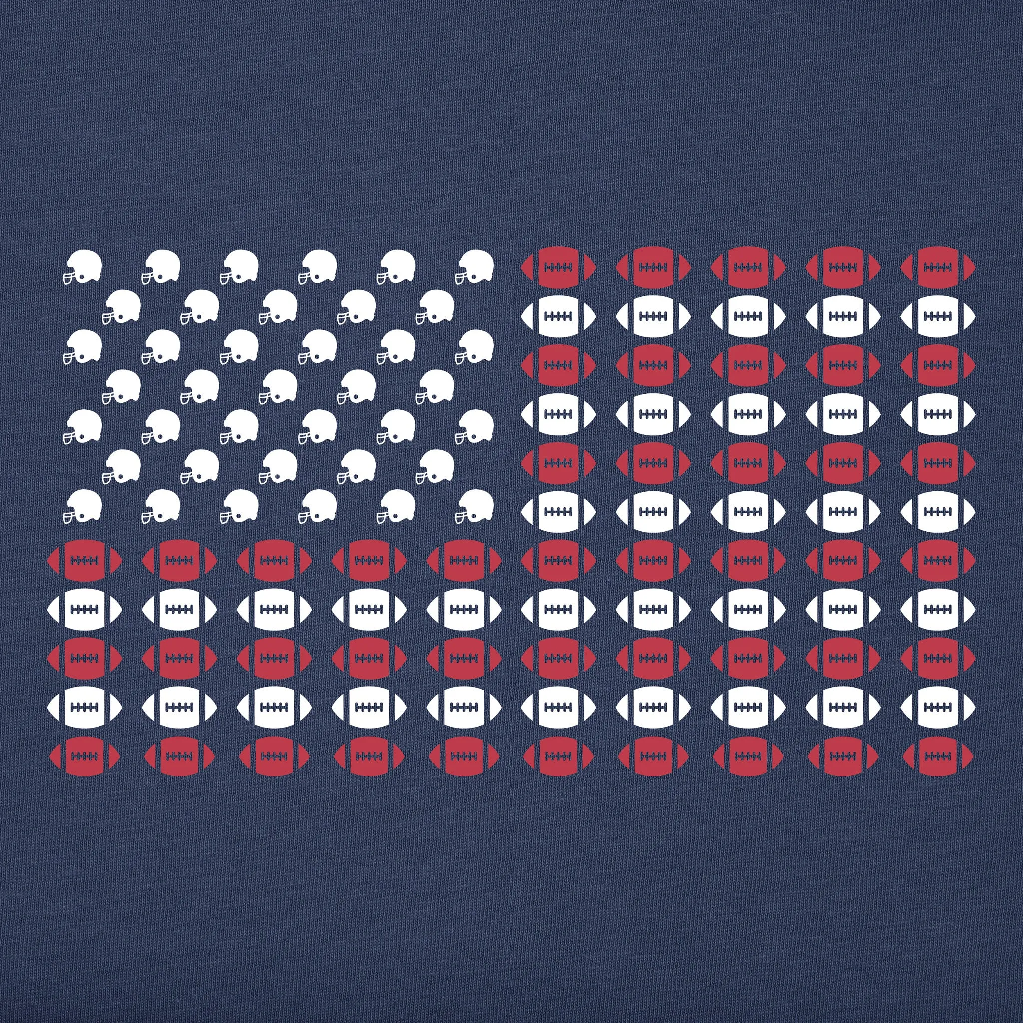 Men's Football Icon Flag Short Sleeve Tee Life is Good