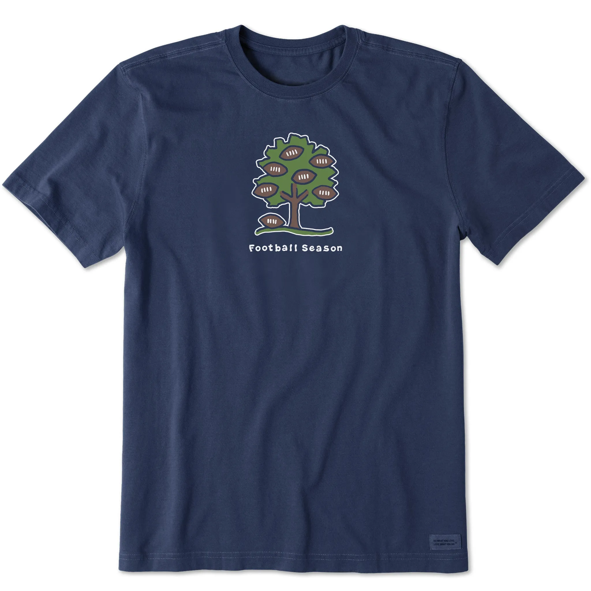 Men's Football Season Short Sleeve Tee Life is Good