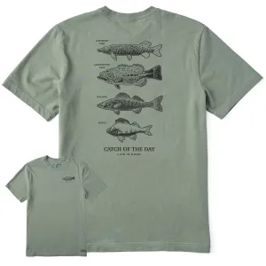 Men's Freshwater Catch of the Day Short Sleeve Crusher Tee Life is Good