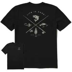 Men's Freshwater Fish Short Sleeve Tee Life is Good