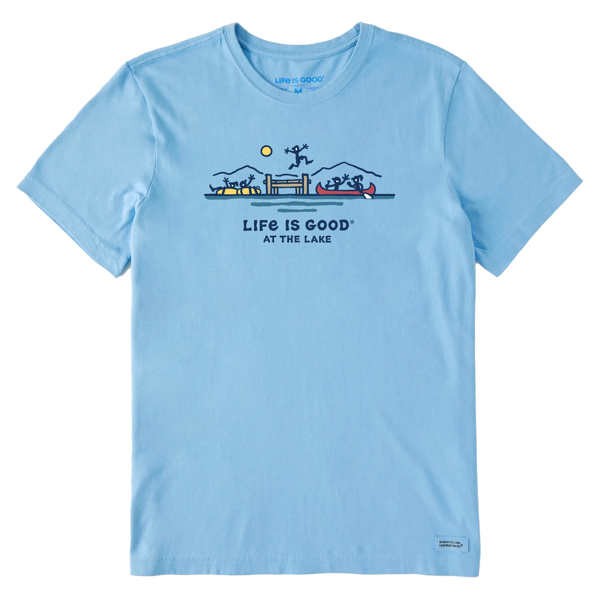 Men's Fun at the Lake Short Sleeve Crusher Tee Life is Good