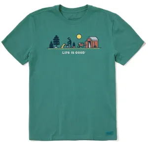 Men's Gardening Activity Vista Short Sleeve Crusher Tee Life is Good