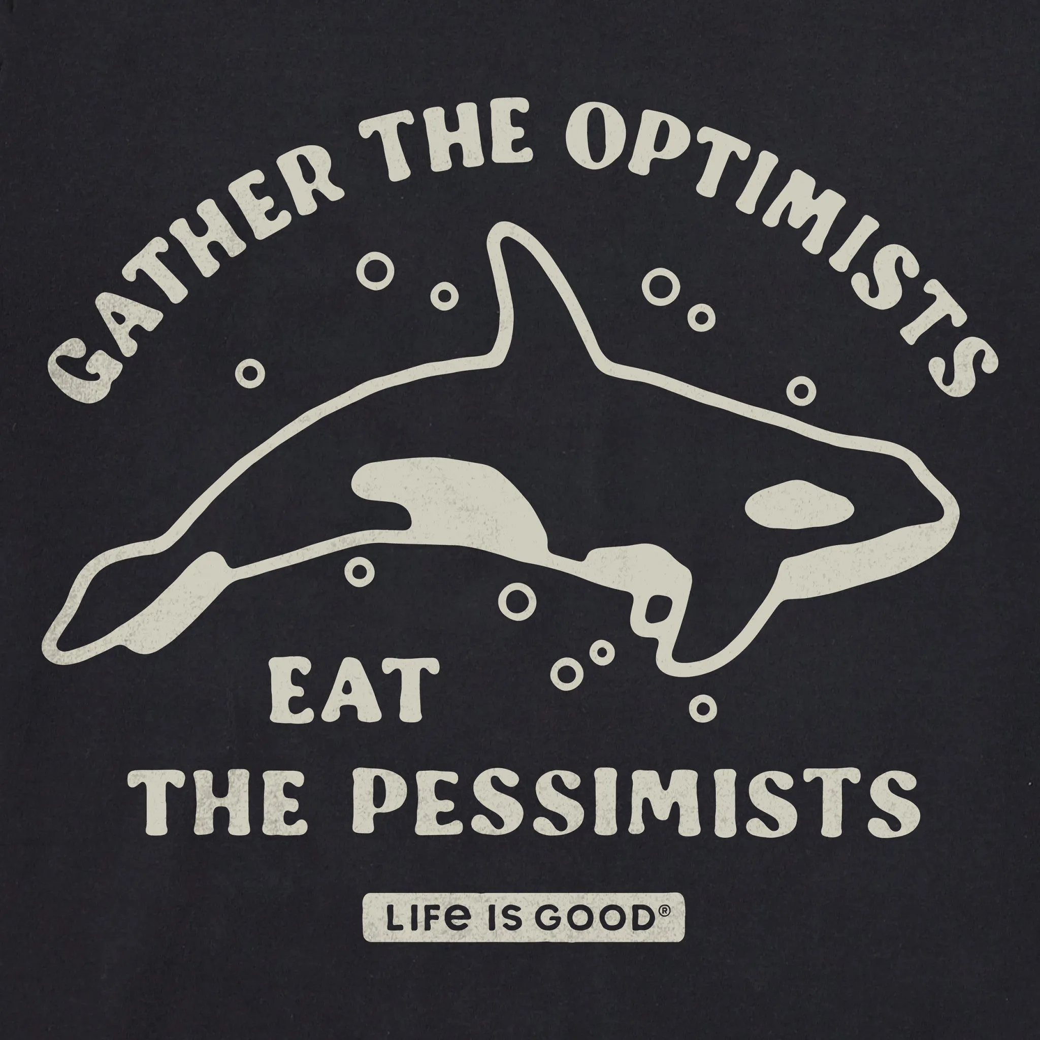 Men's Gather Killer Whale Short Sleeve Tee Life is Good