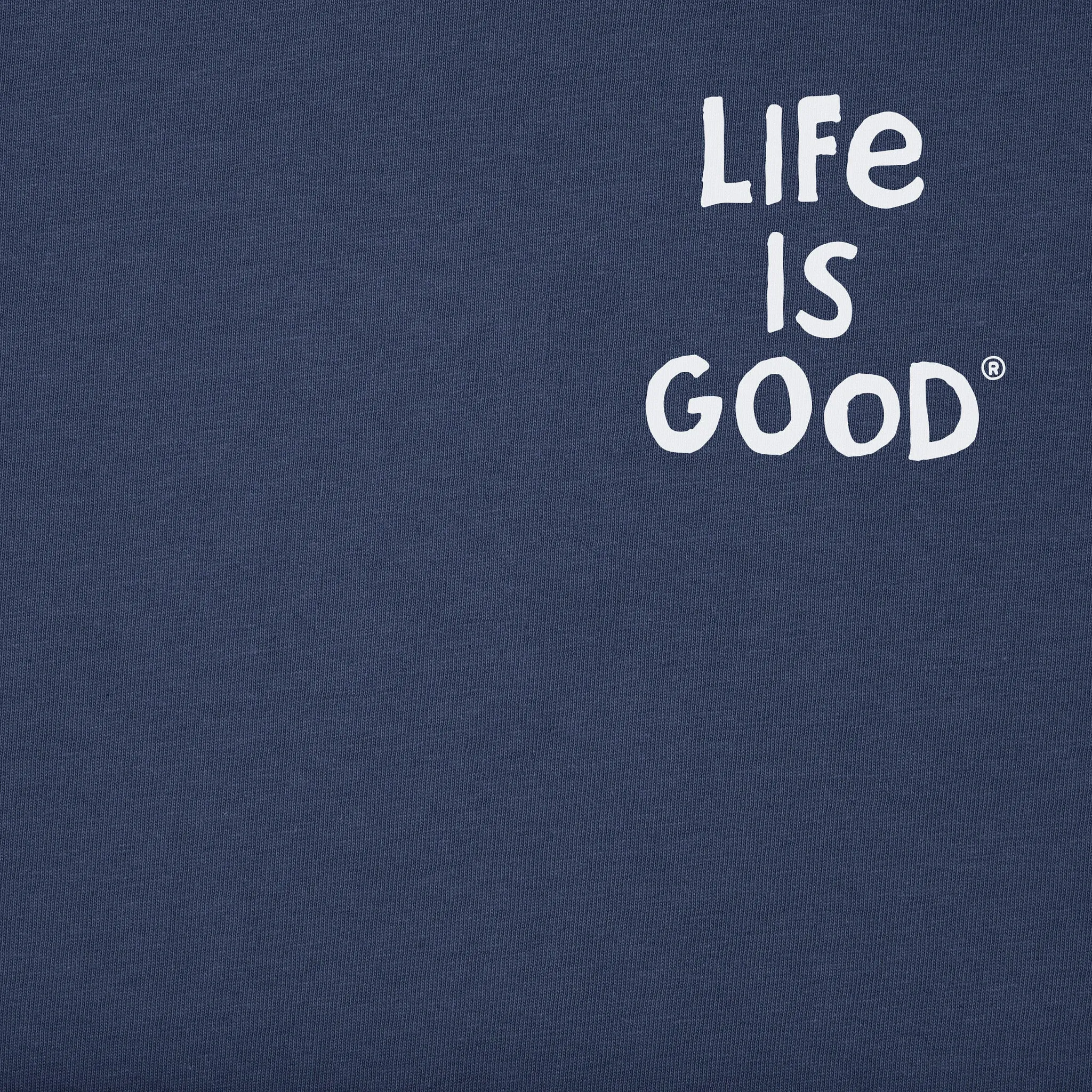 Men's Gnomes Soccer Short Sleeve Tee Life is Good