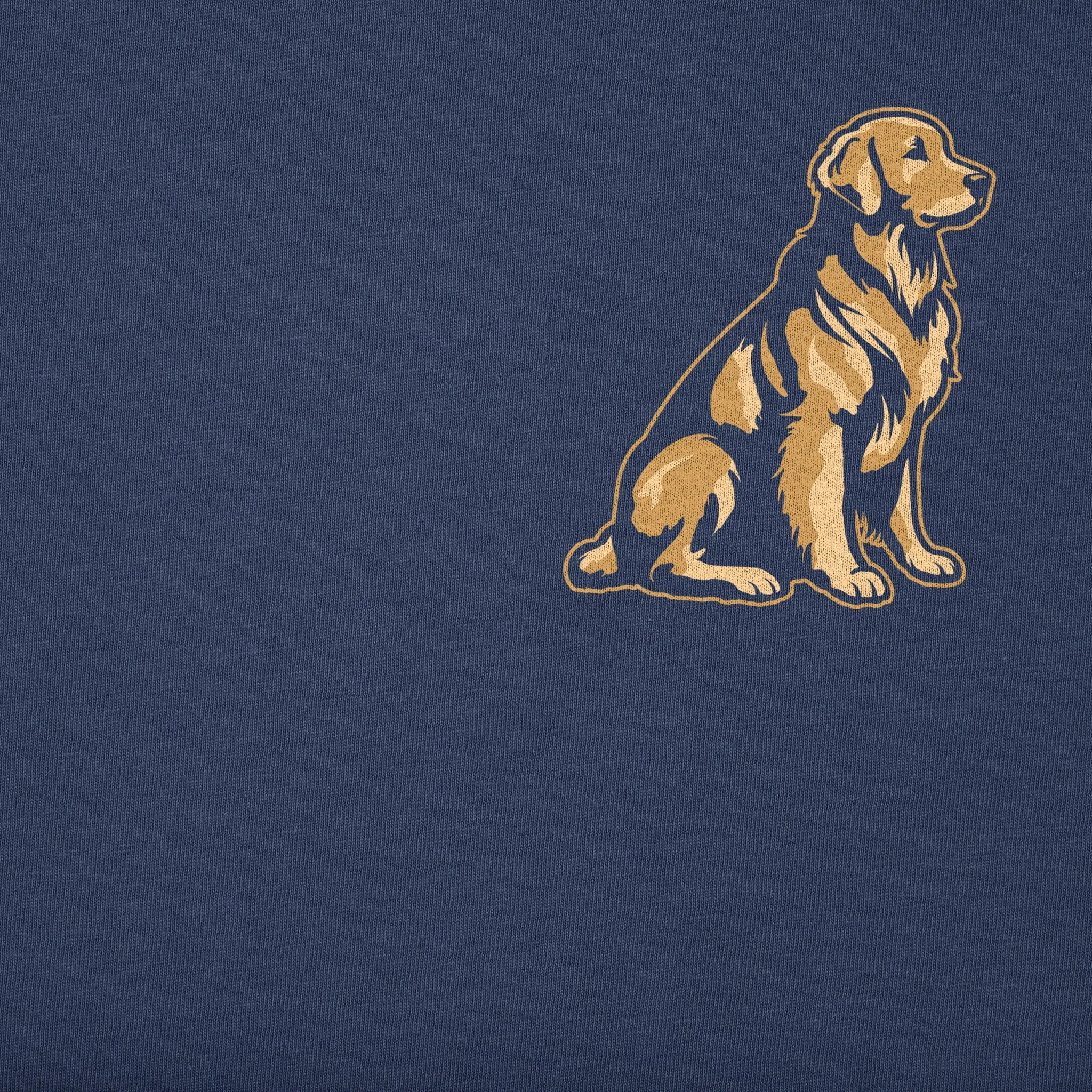 Men's Golden Short Sleeve Tee Life is Good