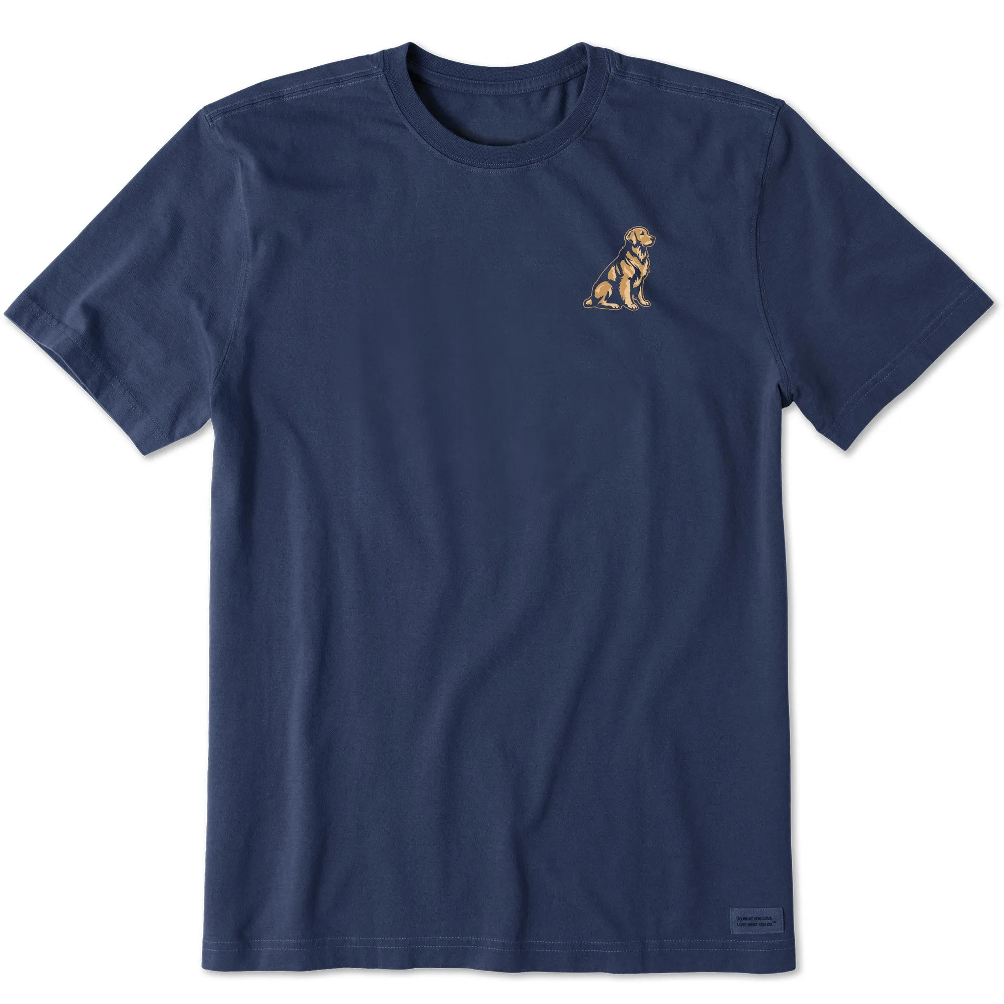 Men's Golden Short Sleeve Tee Life is Good