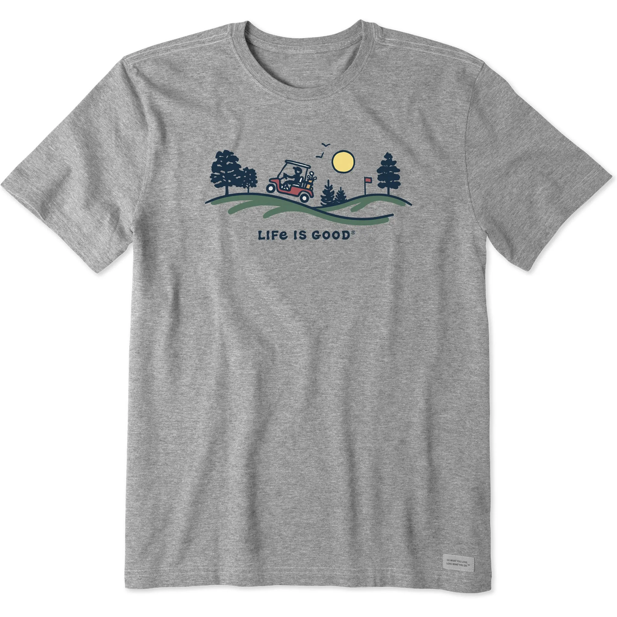 Men's Golf Cart Vista Short Sleeve Crusher Tee Life is Good