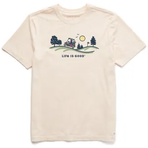Men's Golf Cart Vista Short Sleeve Crusher Tee Life is Good