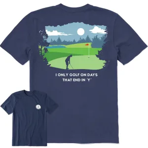 Men's Golf Every Day Short Sleeve Tee Life is Good