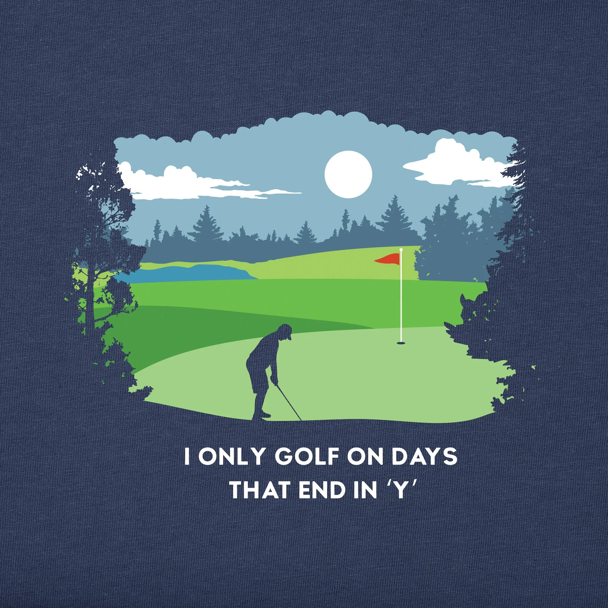 Men's Golf Every Day Short Sleeve Tee Life is Good