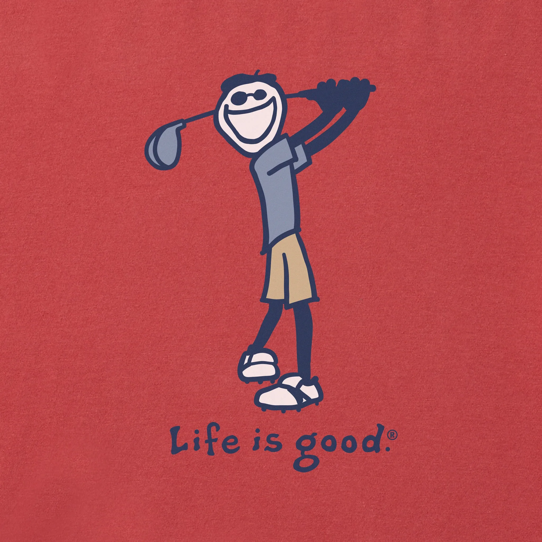 Men's Golf Jake Short Sleeve Crusher Tee Life is Good