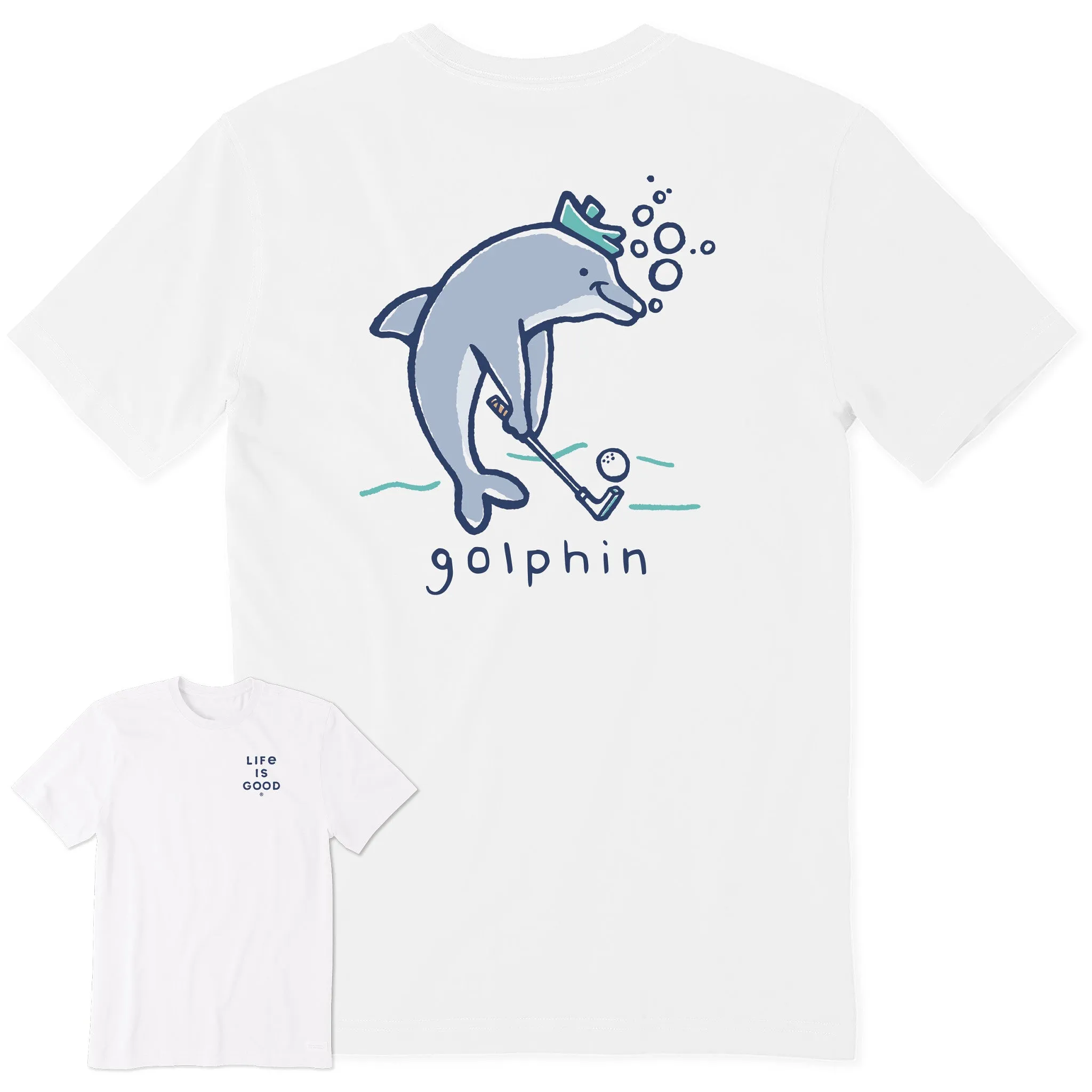 Men's Golphin Short Sleeve Tee Life is Good