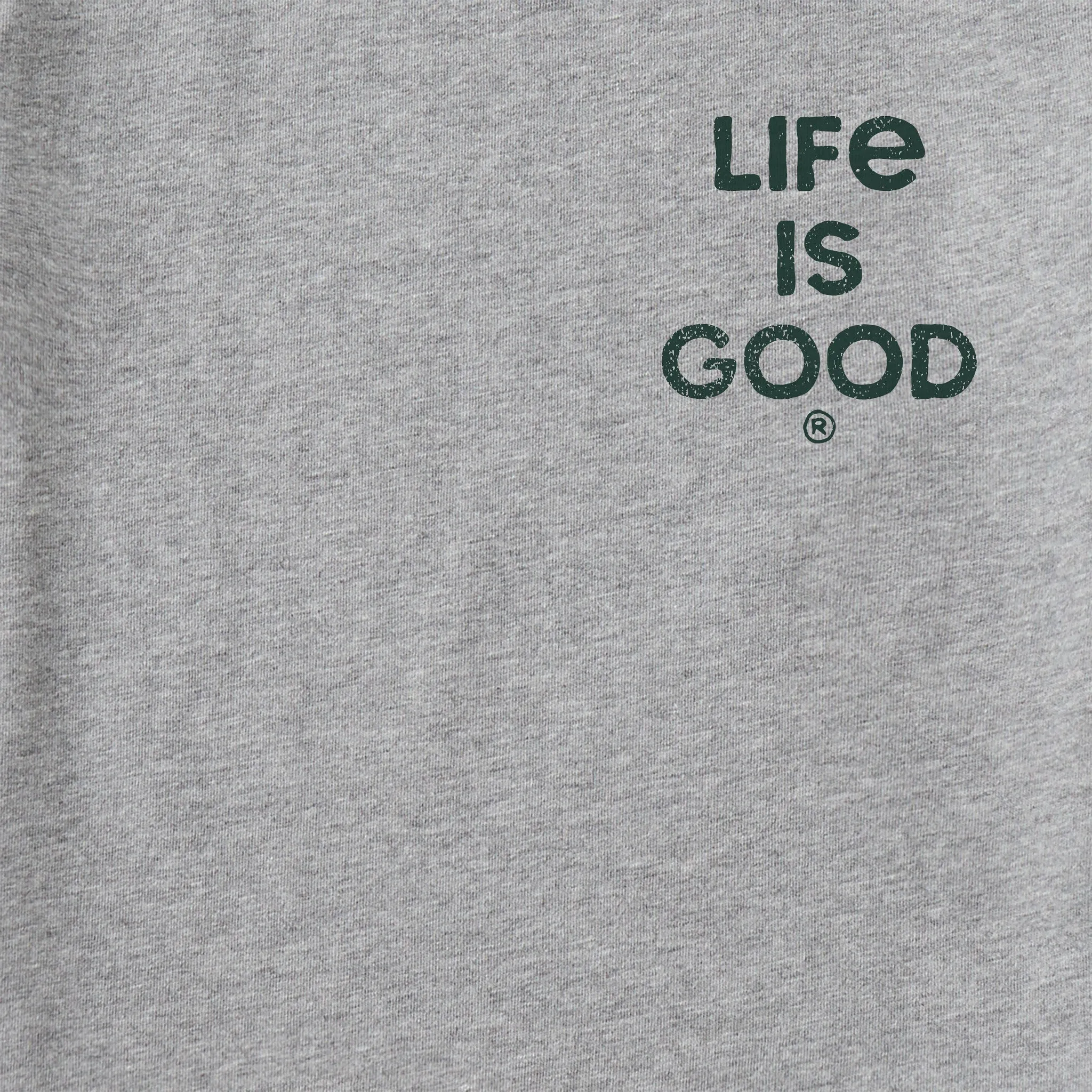 Men's Gonna Be Here For a While Chair Short Sleeve Tee Life is Good