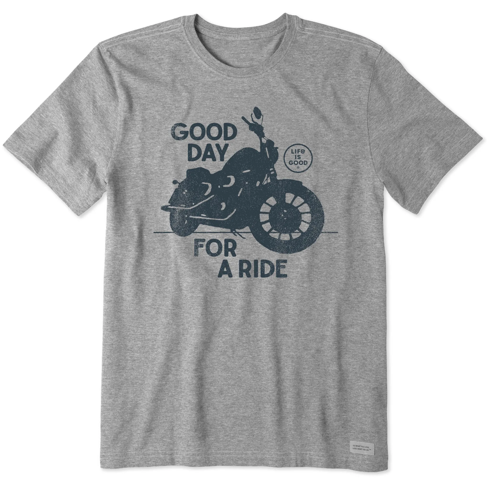 Men's Good Day for a Ride Motorcycle Short Sleeve Tee Life is Good