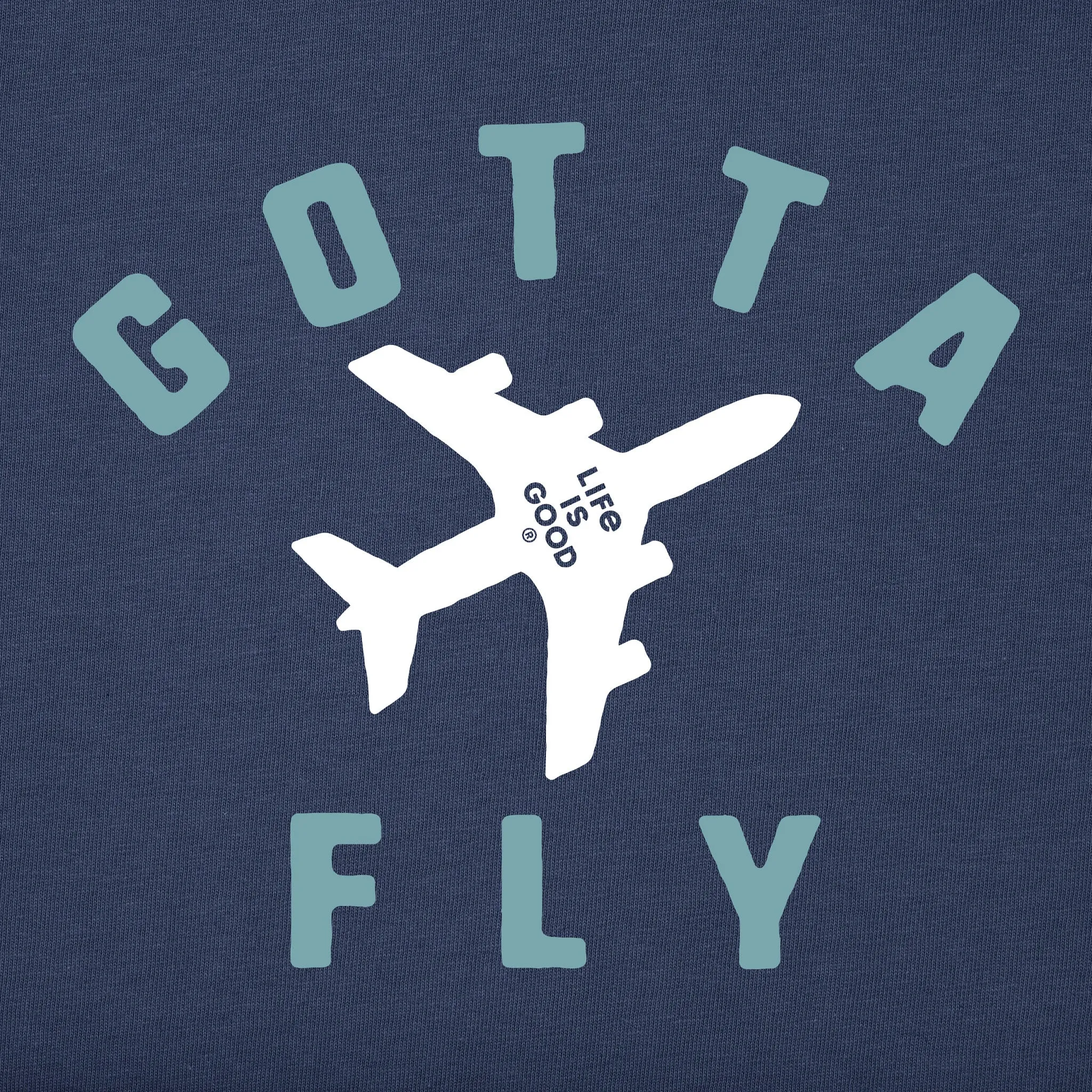 Men's Gotta Fly Plane Short Sleeve Tee Life is Good