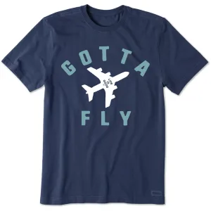 Men's Gotta Fly Plane Short Sleeve Tee Life is Good