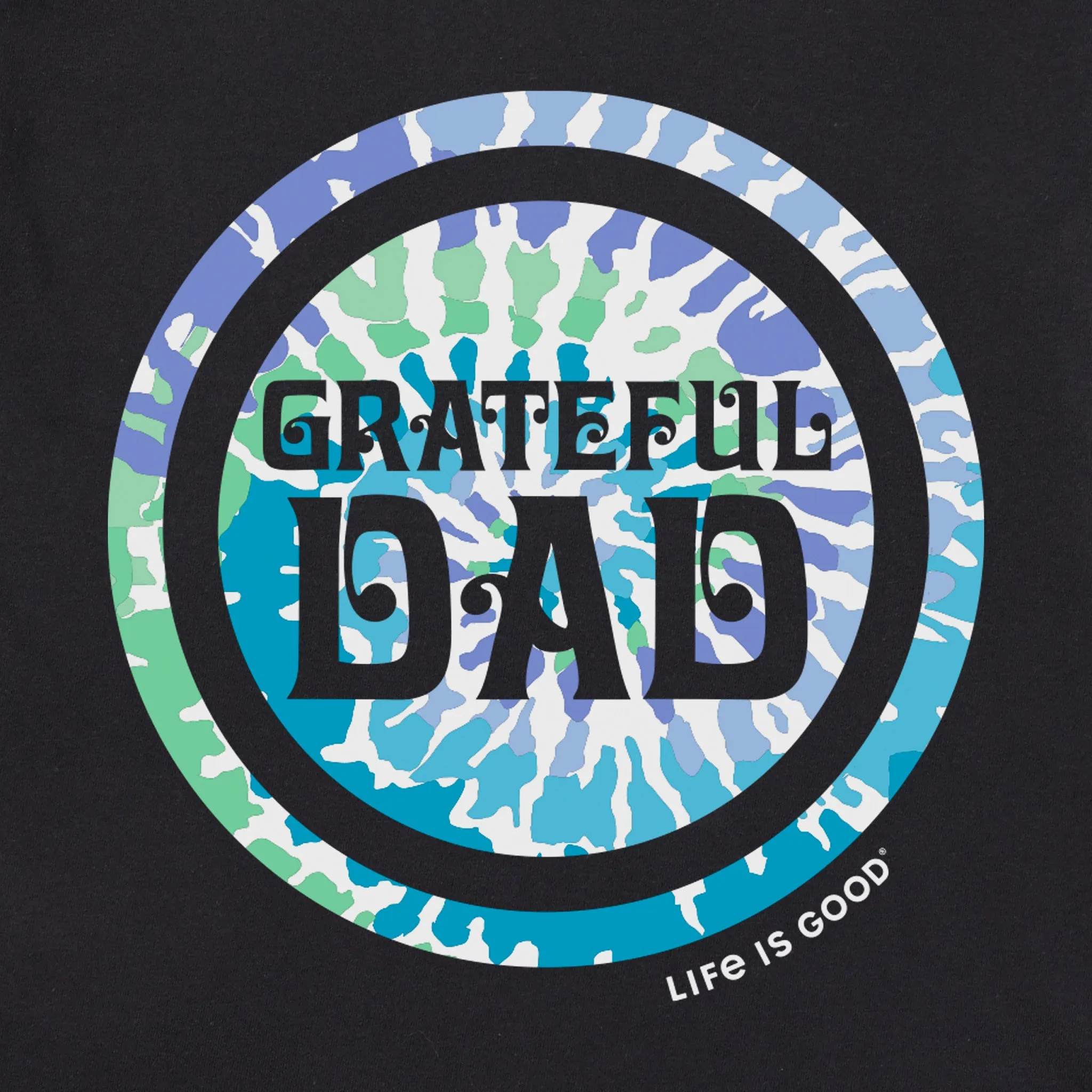 Men's Grateful Dad Coin Short Sleeve Tee Life is Good