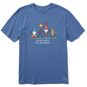 Men's Grillin' w My Gnomes Gnomes Short Sleeve Tee Life is Good