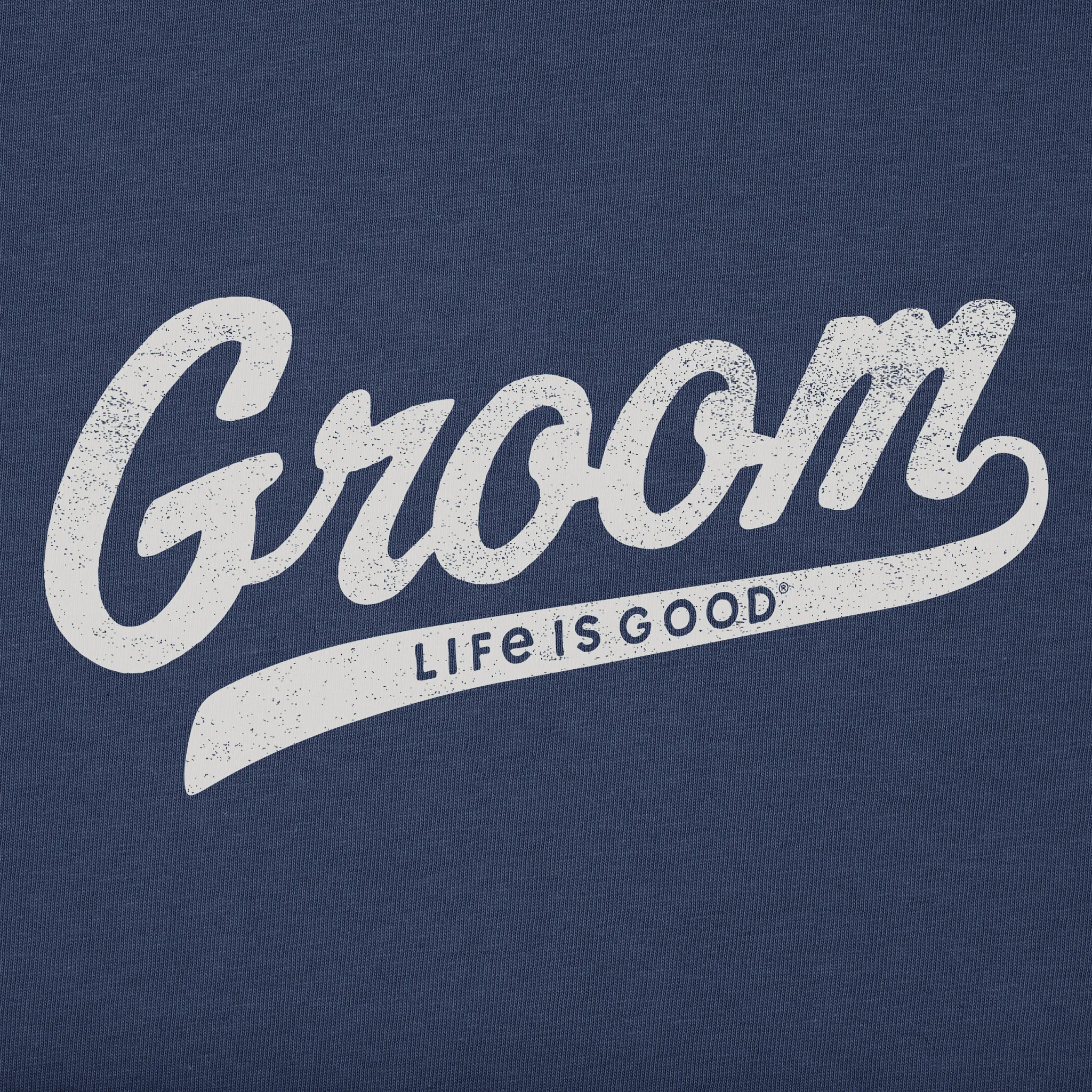 Men's Groom Tailwhip Short Sleeve Crusher Tee Life is Good
