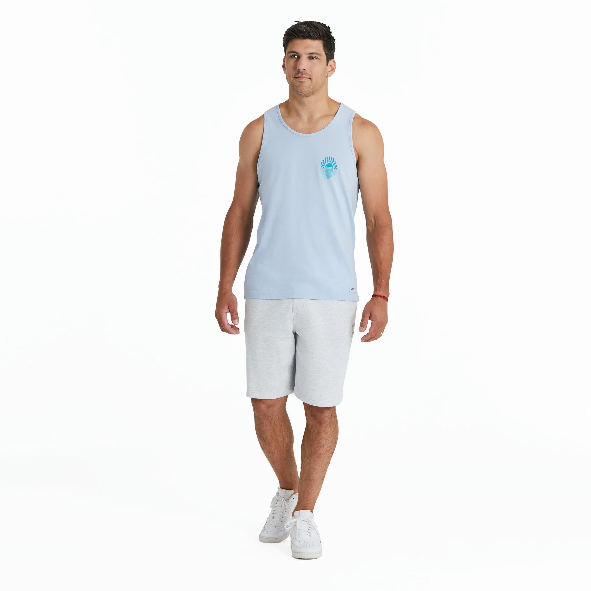 Men's Groovy Keep Your Sunny Side Up LC Crusher-LITE Tank Life is Good
