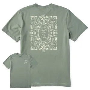 Men's Grow Through Vines & Flowers Short Sleeve Tee Life is Good