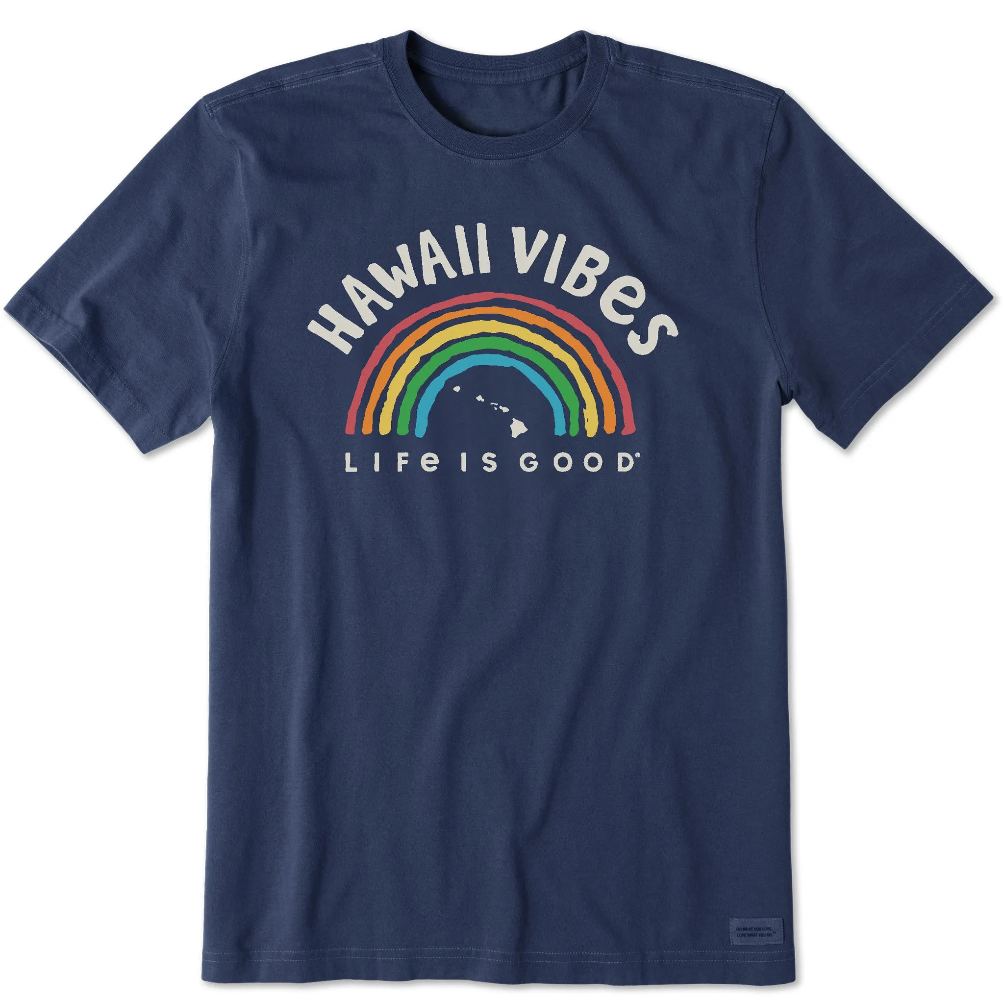 Men's Hawaii Rainbow Vibes Short Sleeve Crusher Tee Life is Good