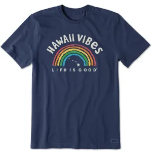 Men's Hawaii Rainbow Vibes Short Sleeve Crusher Tee Life is Good