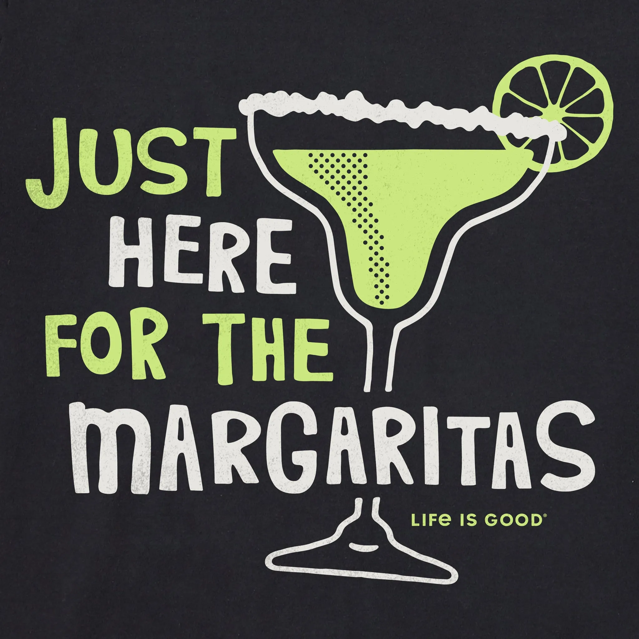 Men's Here for the Margaritas Short Sleeve Tee Life is Good