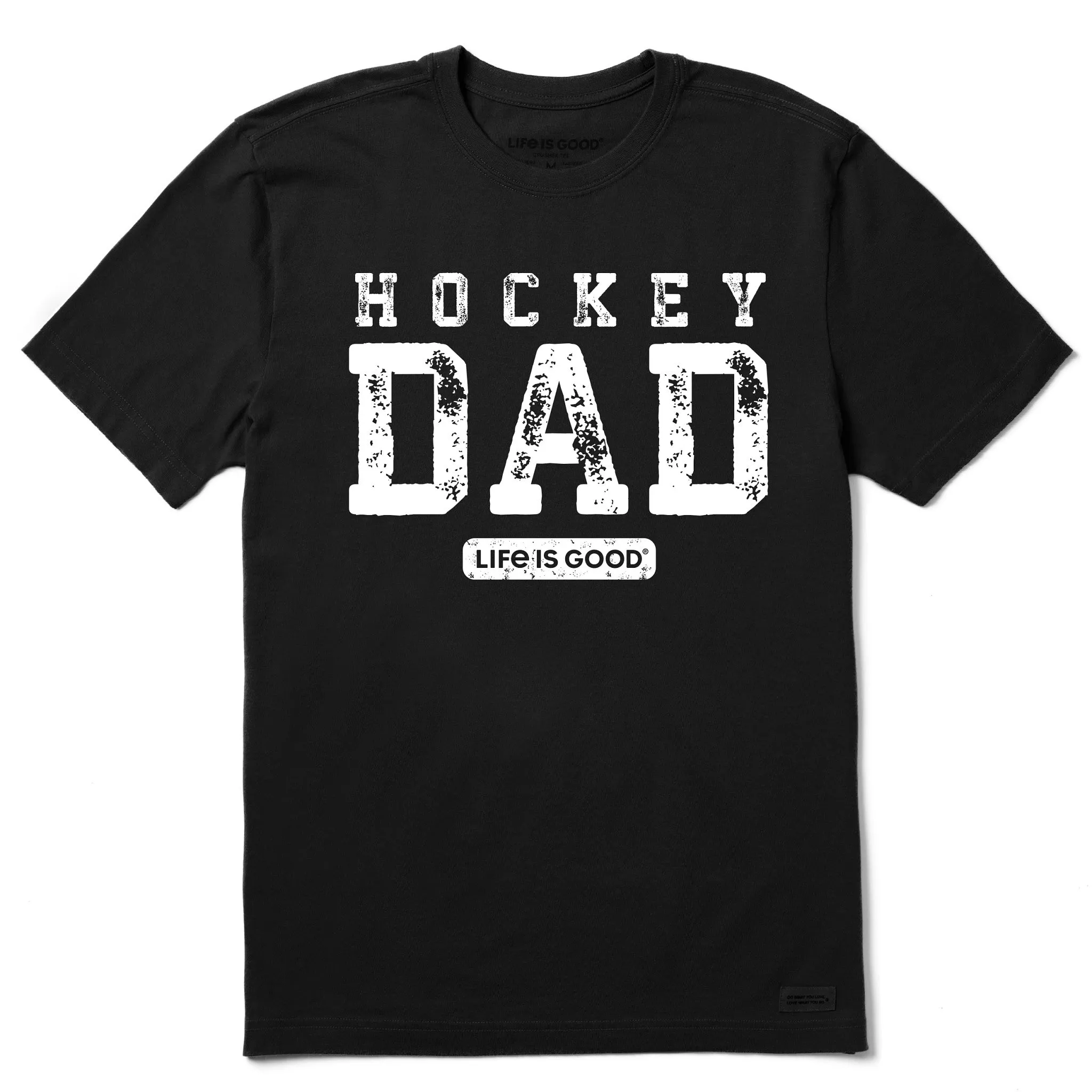 Men's Hockey Dad Short Sleeve Tee Life is Good