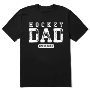 Men's Hockey Dad Short Sleeve Tee Life is Good