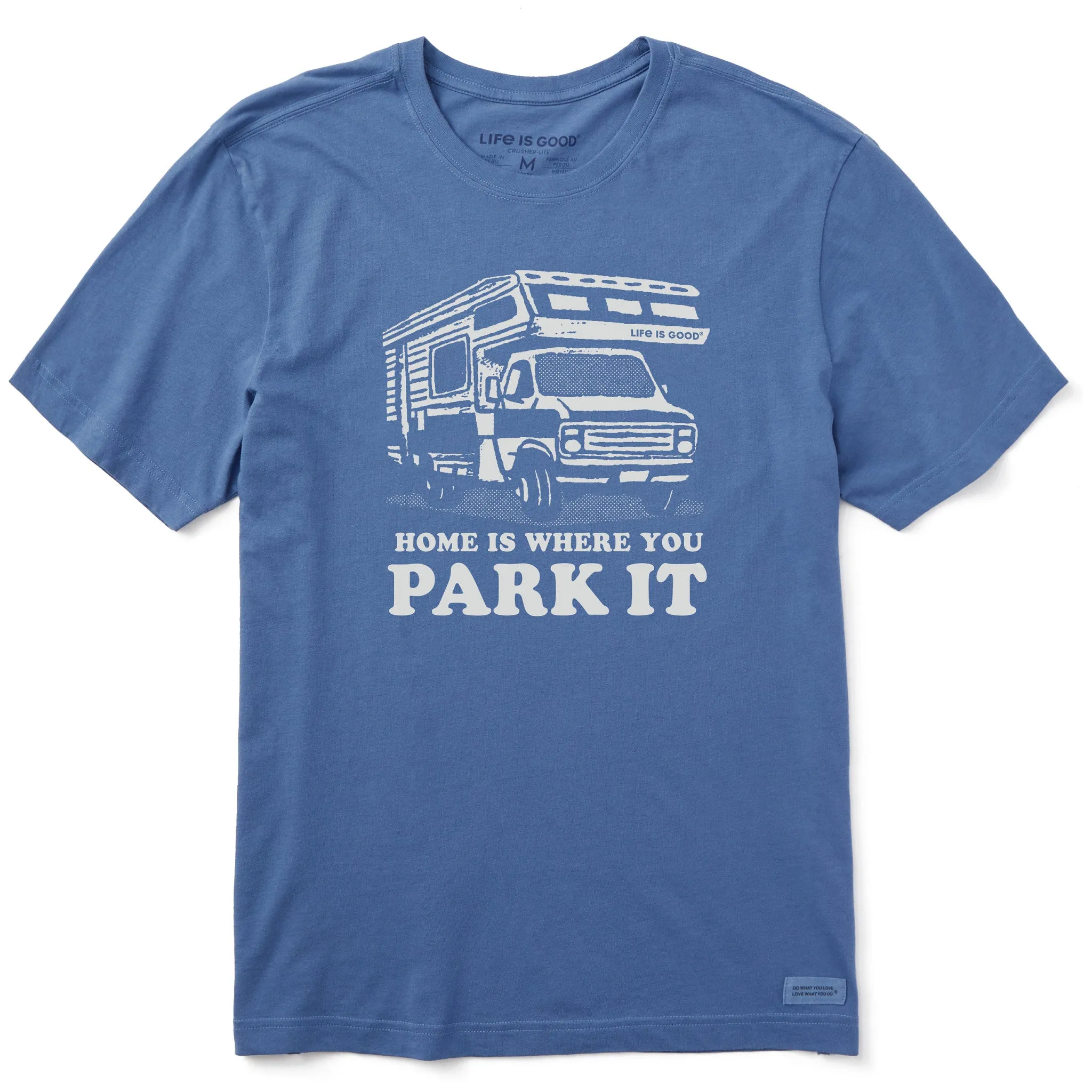 Men's Home is Where You Park It Short Sleeve Tee Life is Good