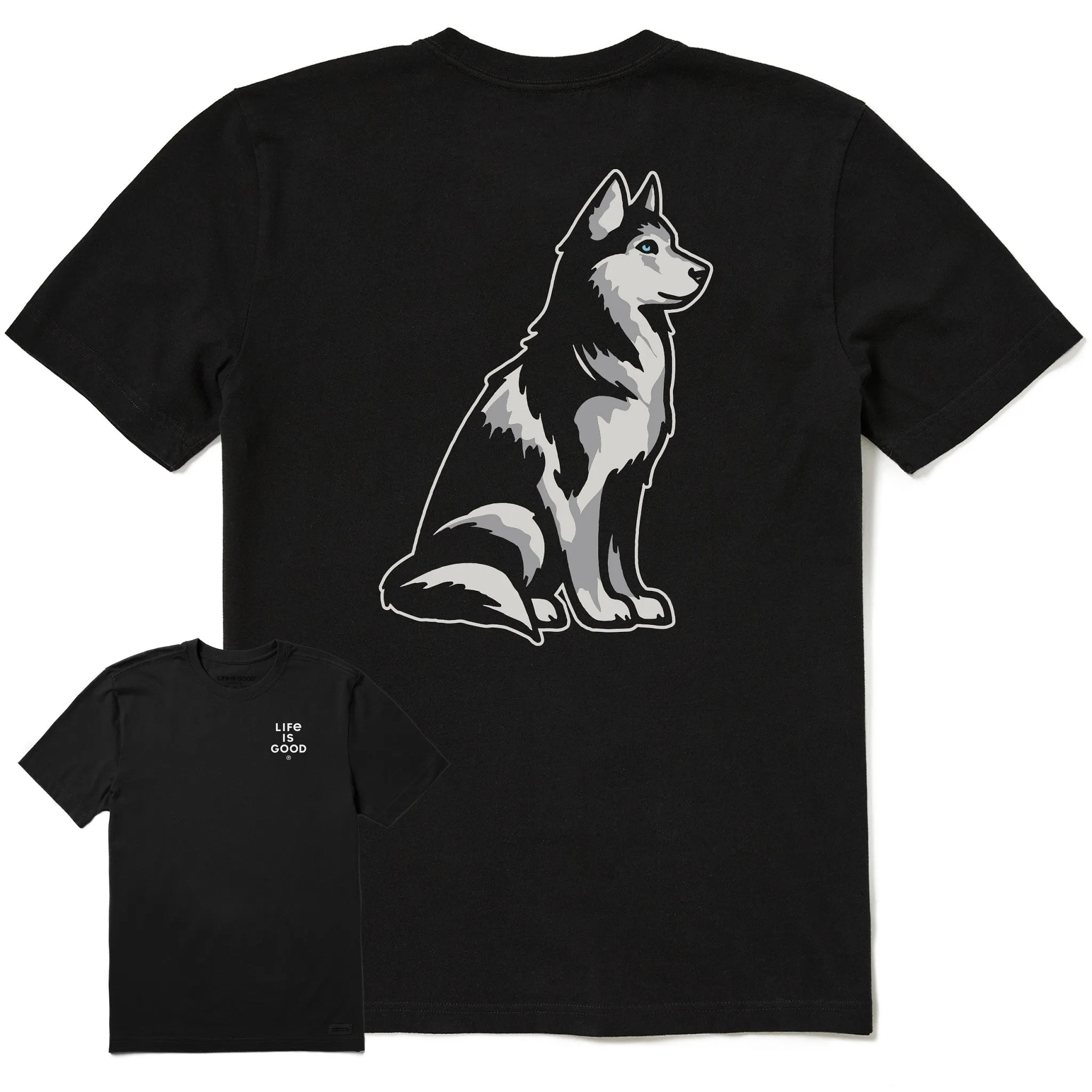Men's Husky Short Sleeve Tee Life is Good