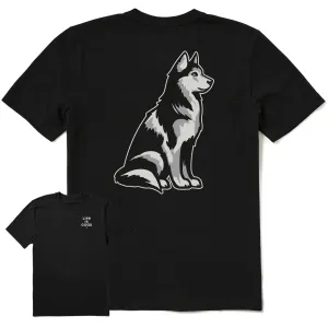 Men's Husky Short Sleeve Tee Life is Good