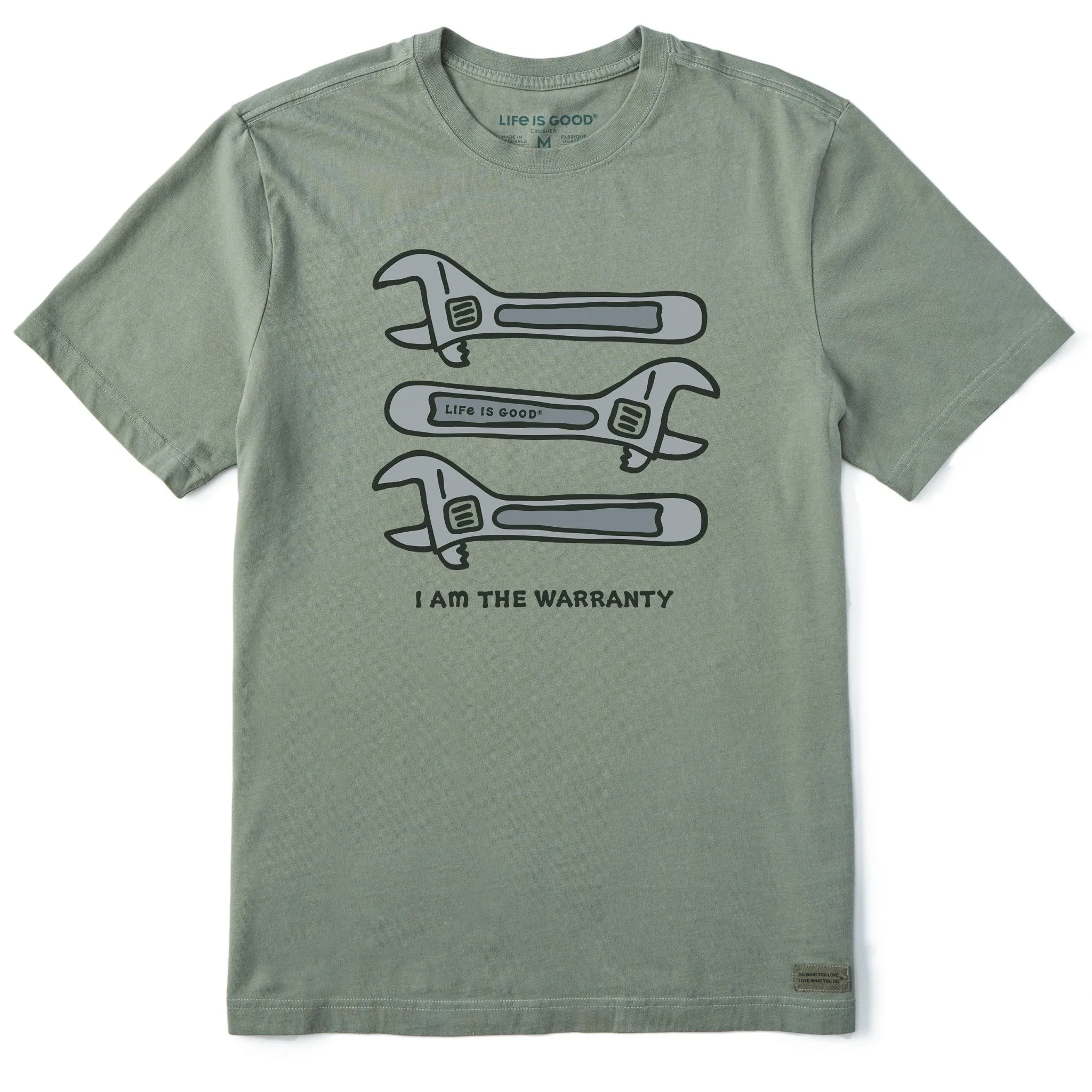 Men's I Am the Warranty Wrenches Short Sleeve Tee Life is Good
