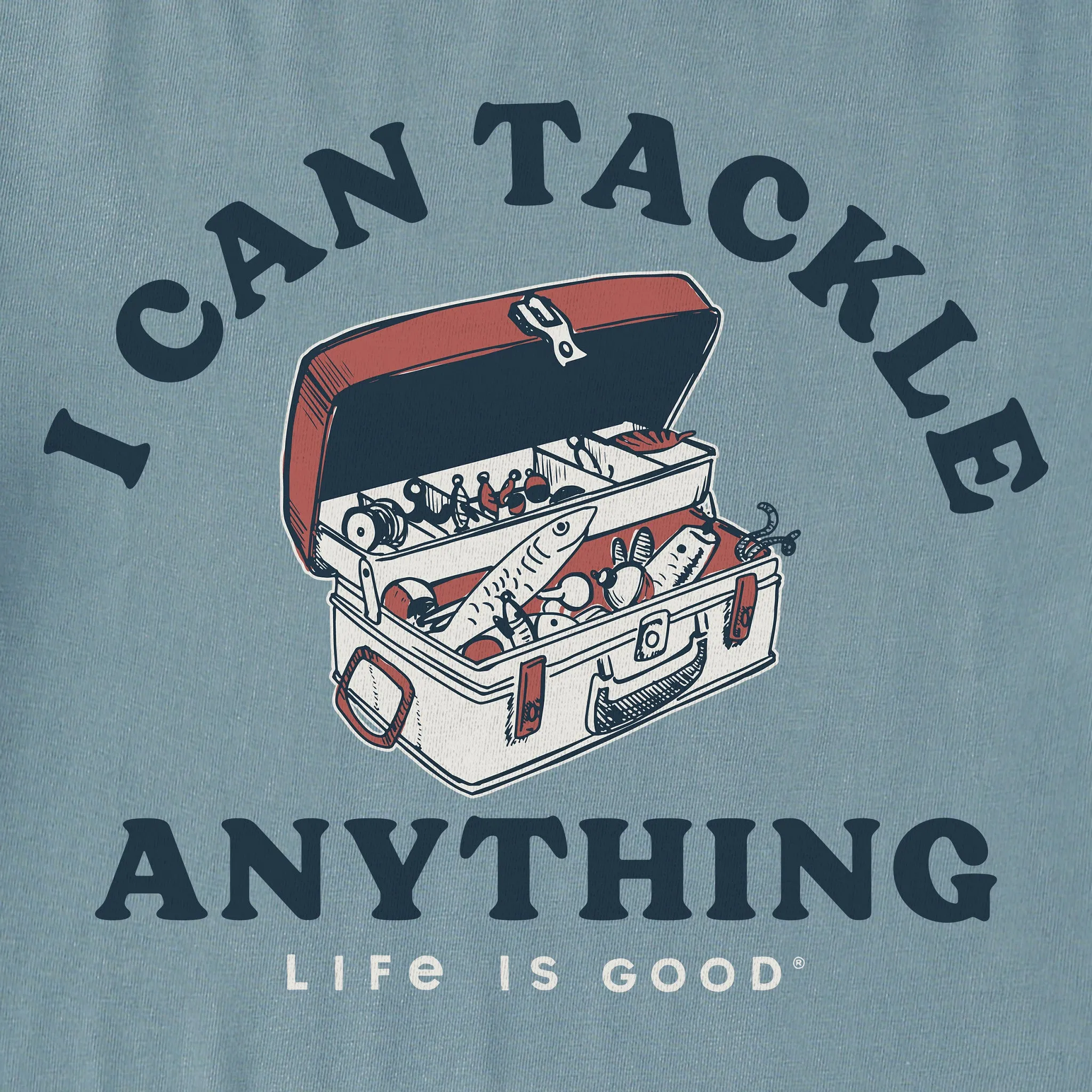 Men's I Can Tackle Anything Short Sleeve Crusher Tee Life is Good