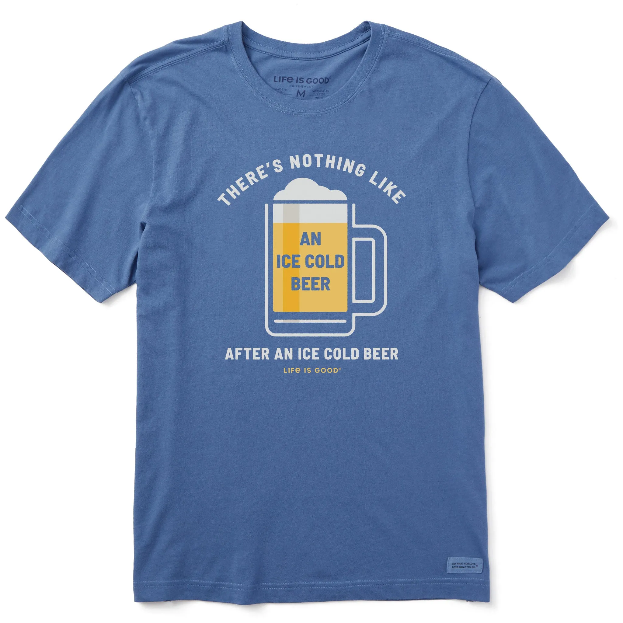 Men's Ice Cold Beer after Ice Cold Beer Short Sleeve Tee Life is Good