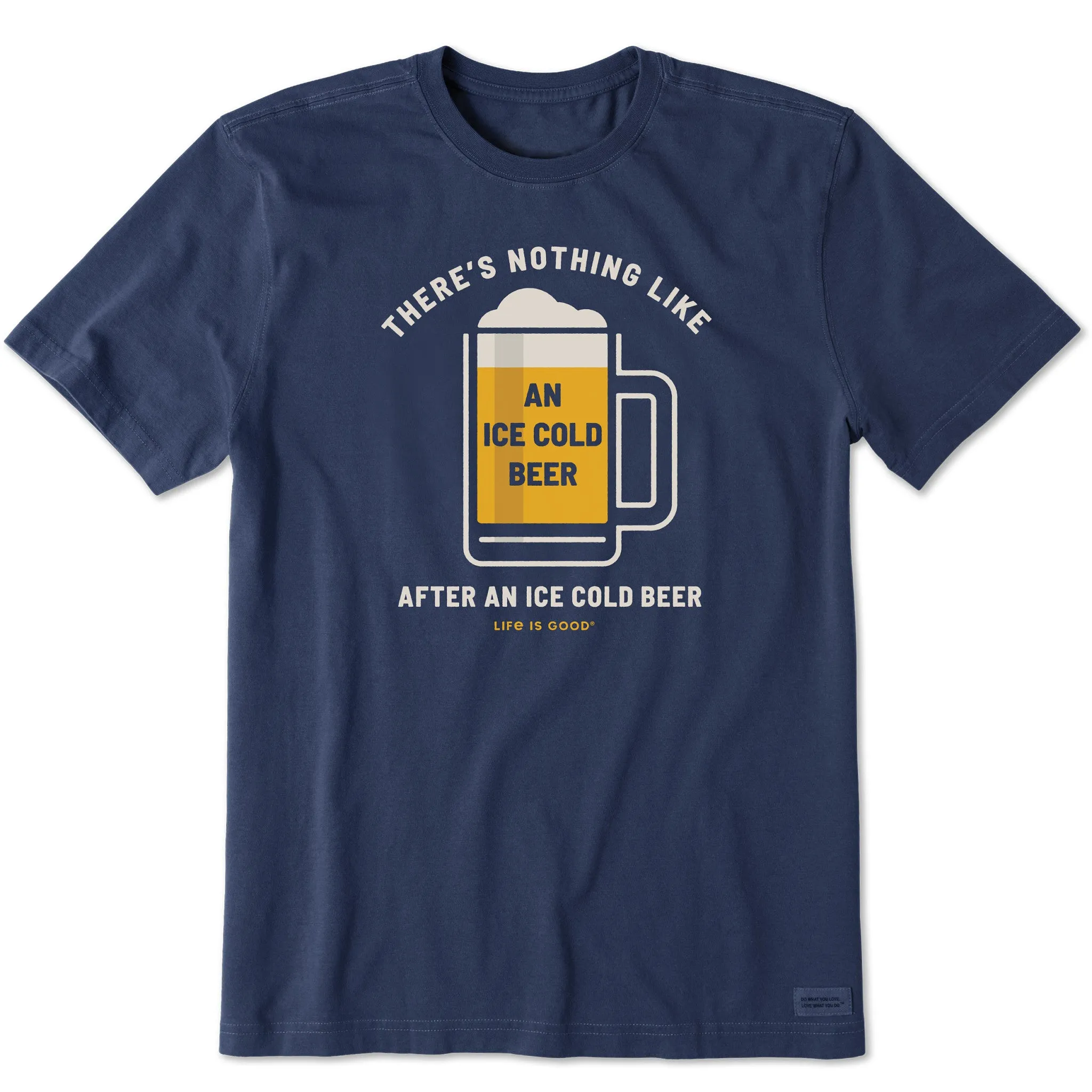 Men's Ice Cold Beer after Ice Cold Beer Short Sleeve Tee Life is Good